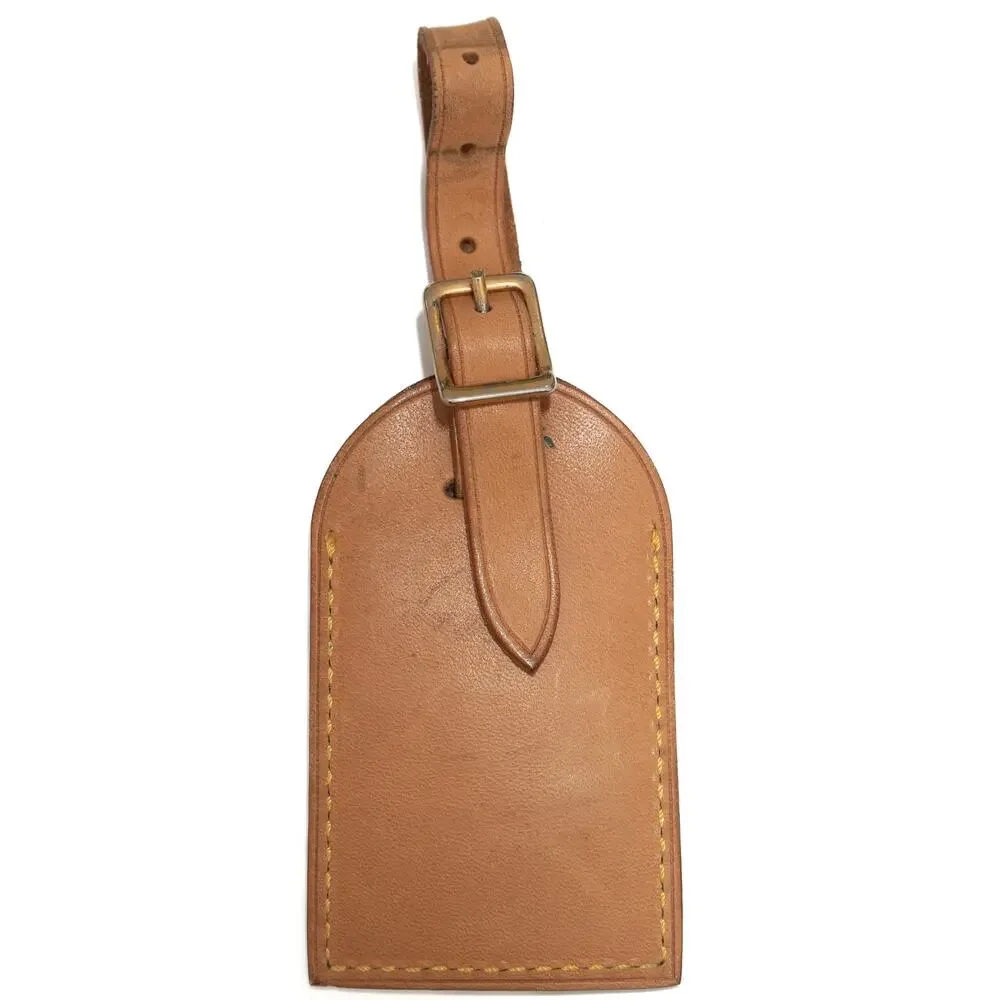 Louis Vuitton features leather